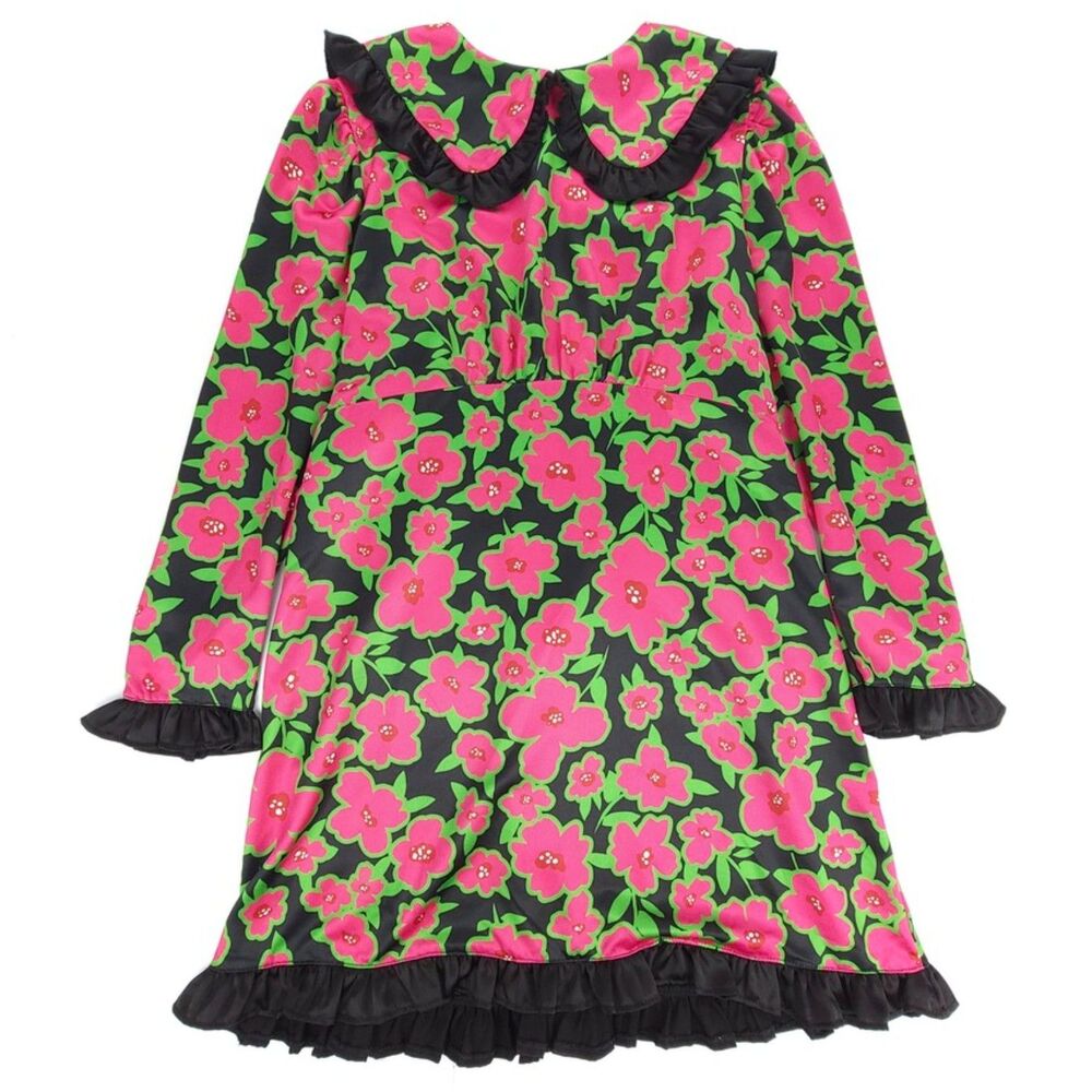ASOS Floral Mini Dress - Pink and Green